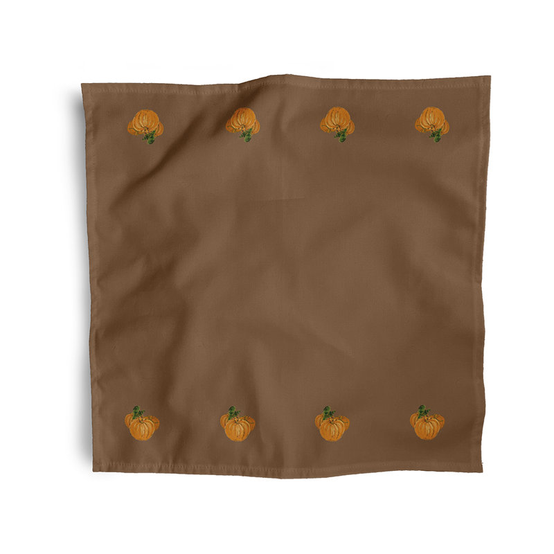 Pedra Polyester Rustic Napkins, Brown