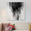 «Neutral Space Noir II», reproduction d'art sur toile tendue-1658886066-1658886064-1658886065