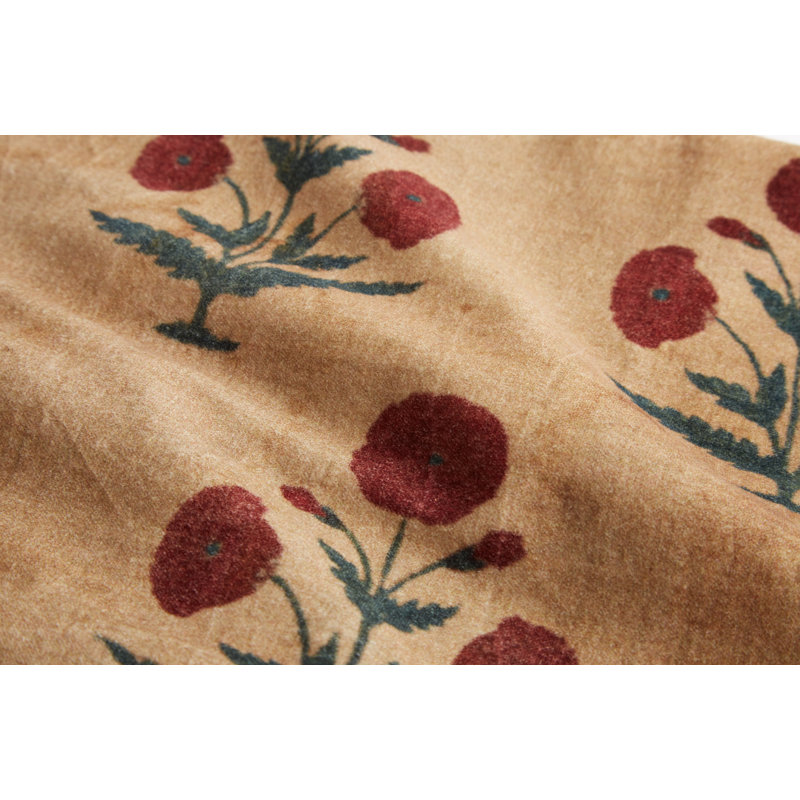 Rouge coquelicot 22 po x 22 po, 12 po x 16 po, Rectangle