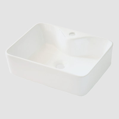 Go Peak Track 15'' Ceramic Rectangular Bathroom Sink