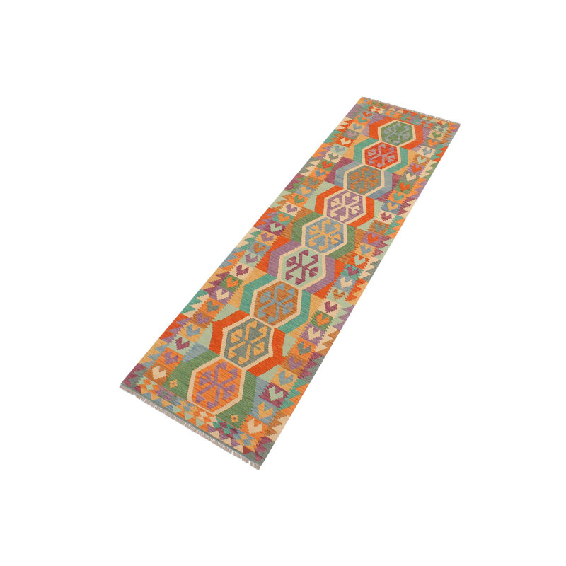 Tapis de couloir en laine noué à la main de style sud-ouest 2 pi 9 po x 9 pi 8 po Cedorah