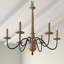 Lustre traditionnel / classique à 6 lumières de style bougie Neddy