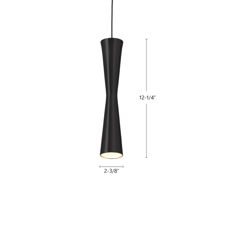 Robson 1 - Light LED Pendant, White