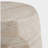 Outdoor/Indoor Lightweight Concrete Side Table,Travertine Finish