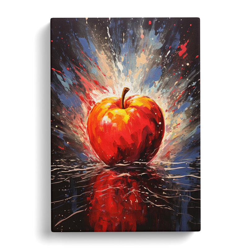 Apple Impressionism - Wrapped Canvas, 76cm H x 50cm W x 3cm D