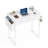 Desk and Chair Set: 32 Inch Computer Desk & Height Adjustable Black Mesh Chair-2056004300
