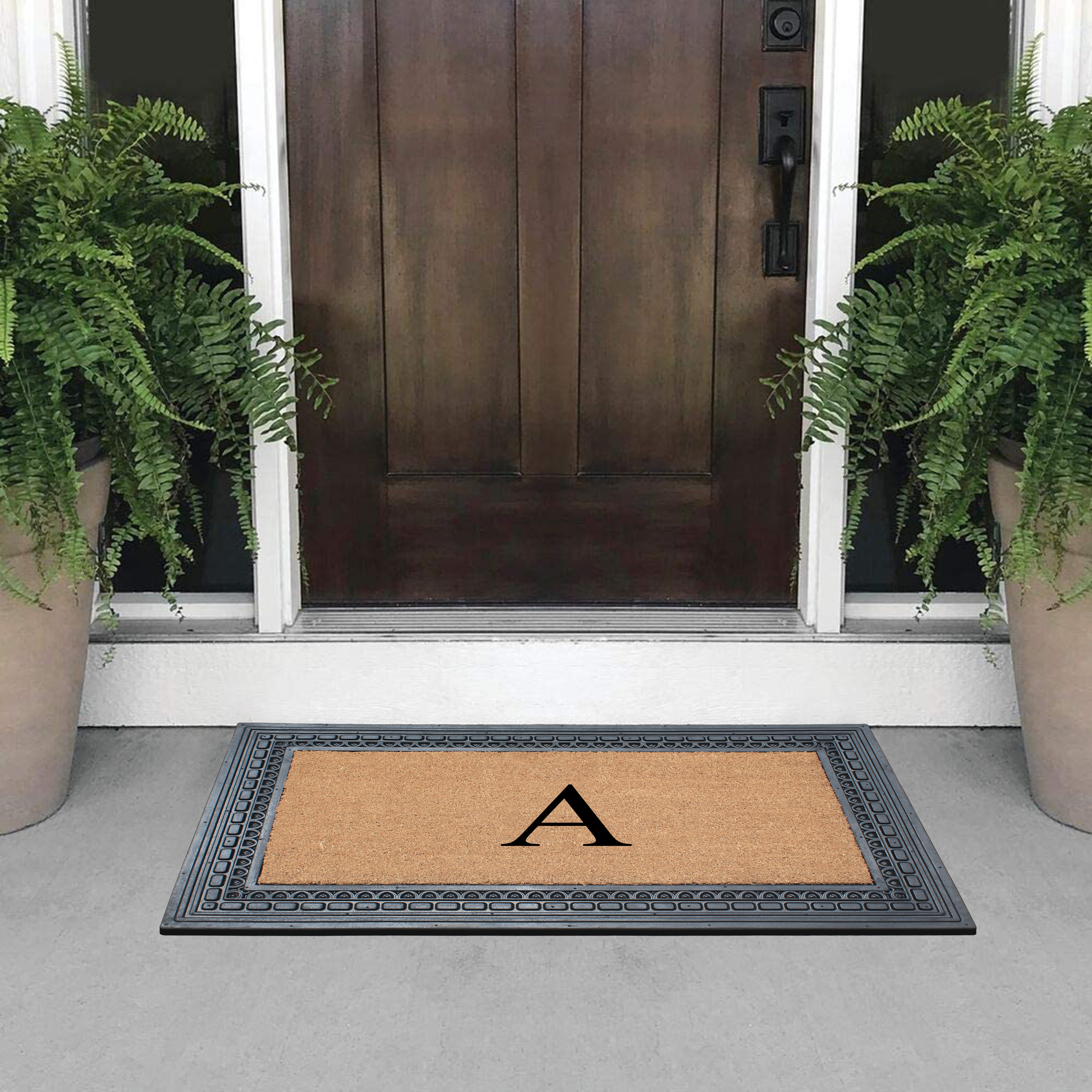 https://assets.wfcdn.com/im/16775878/compr-r85/2010/201081187/a1hc-rubber-and-coir-24-x-39-heavy-duty-outdoor-monogrammed-doormat.jpg