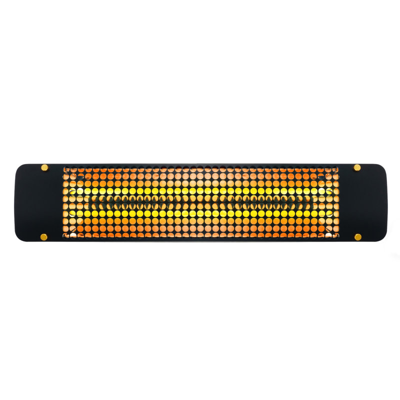 Chauffe-terrasse électrique au plafond en acier inoxydable