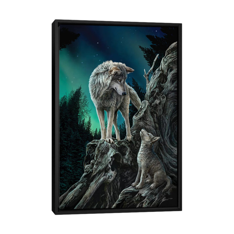 «Guidance», impression sur toile, H 26 po x l 18 po x P 1,5 po, Toile avec cadre noir, Pas de tapis