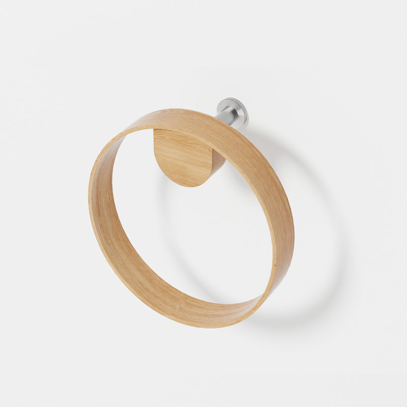 Ring Towel Holder Yoku, Oak