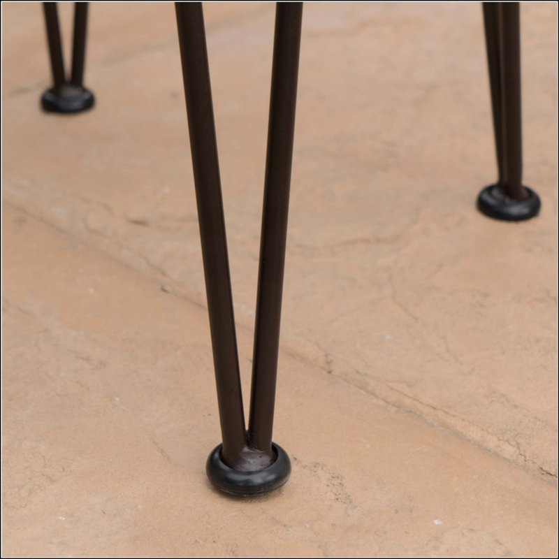 Tabouret industriel en bois et en métal
