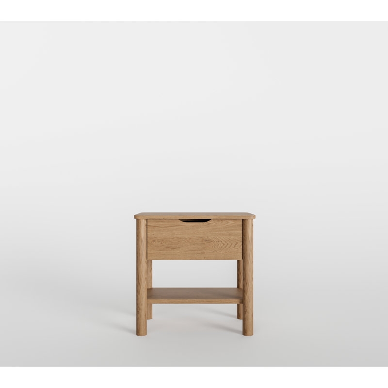 Table de chevet 1 tiroir Ardin, Naturel
