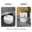 Belle table basse blanche imperméable