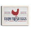 «Farm Fresh Eggs», reproduction d'impression sur toile-2110201018-2110201014