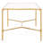Terenna Metal And Glass Coffee Table-1127427344