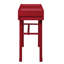 Bureau de coiffeuse rouge 1 chambre à coucher - ajoute un charme industriel pour le caractère à l'espace