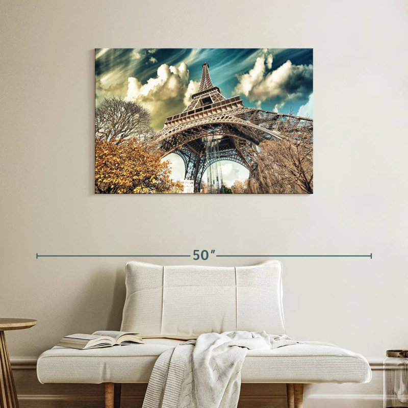 Kavia Eiffel Tower In Winter, 26" H x 39" W