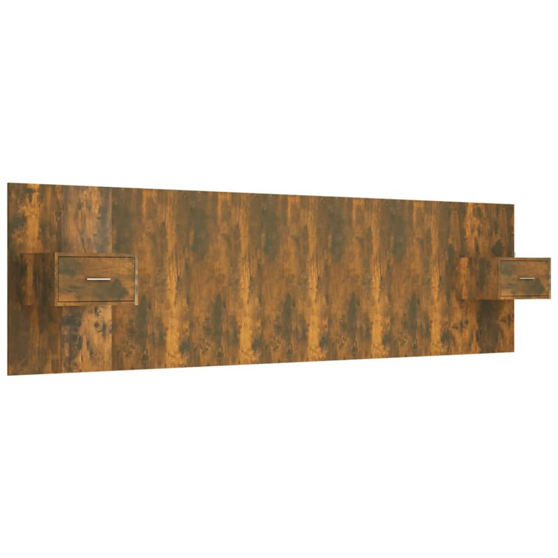 Jamad UK Double - DE 135 X 190 Cm Headboard, Smoked Oak, Super King (6')