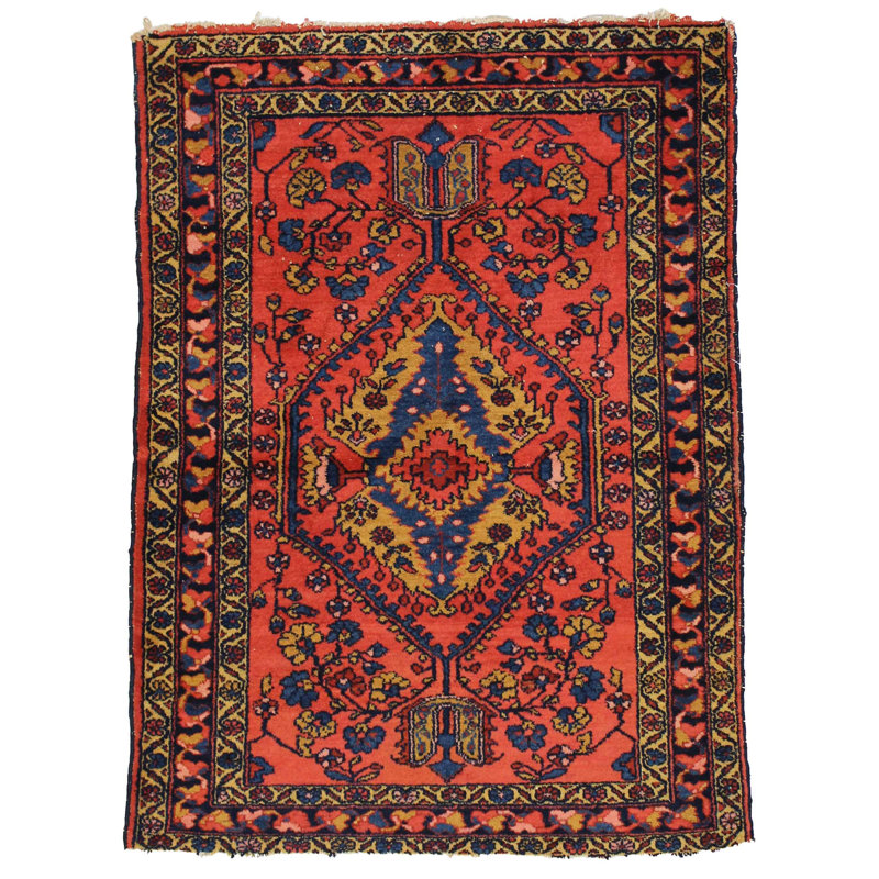 Orlah Oriental Area Rug in Red