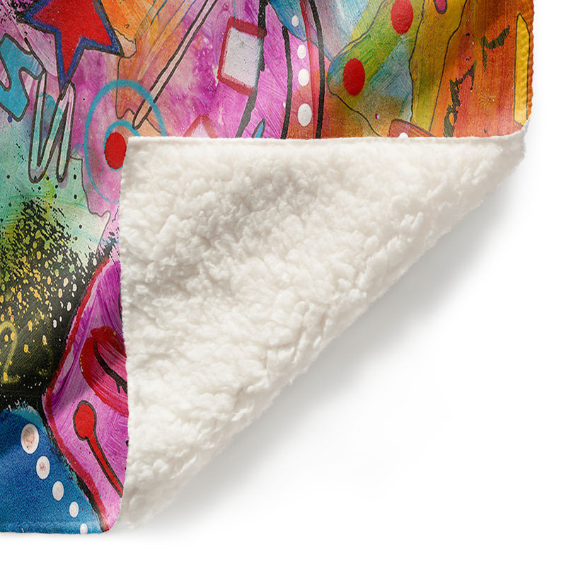  Couverture douce en sherpa, 51 po x 60 po