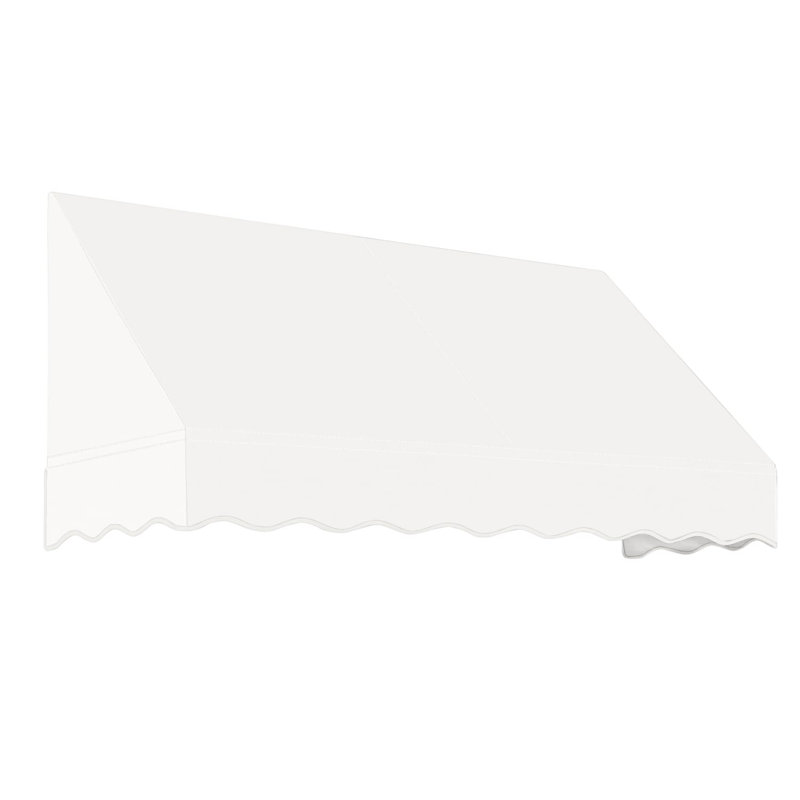 Auvent fixe en tissu acrylique San Francisco Awntech, H 24 po x l 64,5 po x P 42 po, Blanc