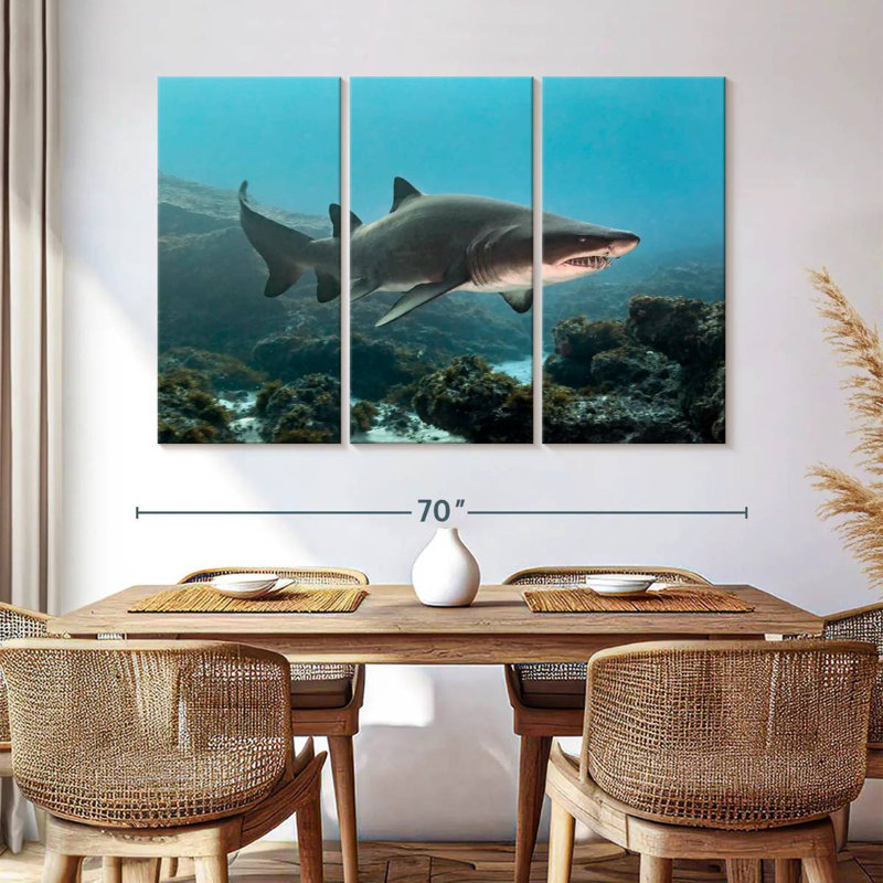 Aliwal Shoal Shark, 42" H x 65" W