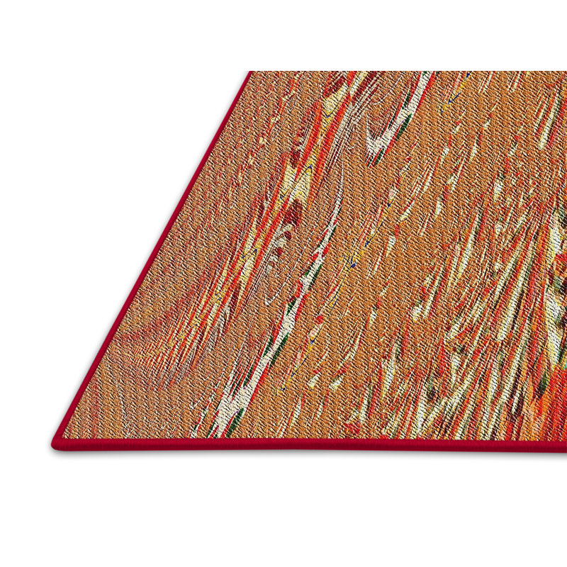 Tapis orange, Rectangle 5 pi x 7 pi