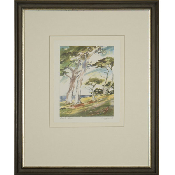 Seaside Slope Print by Daughdrill