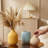 Small Matte Bright Ceramic Vase