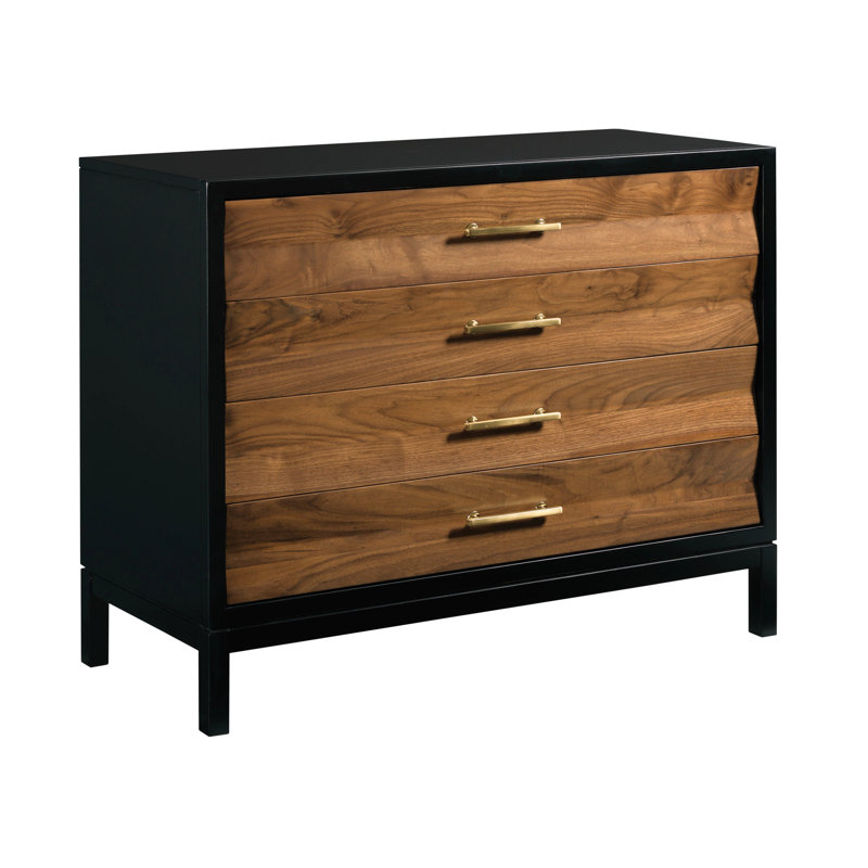 BACKBAY ACCENT CHEST, Walnut/Black