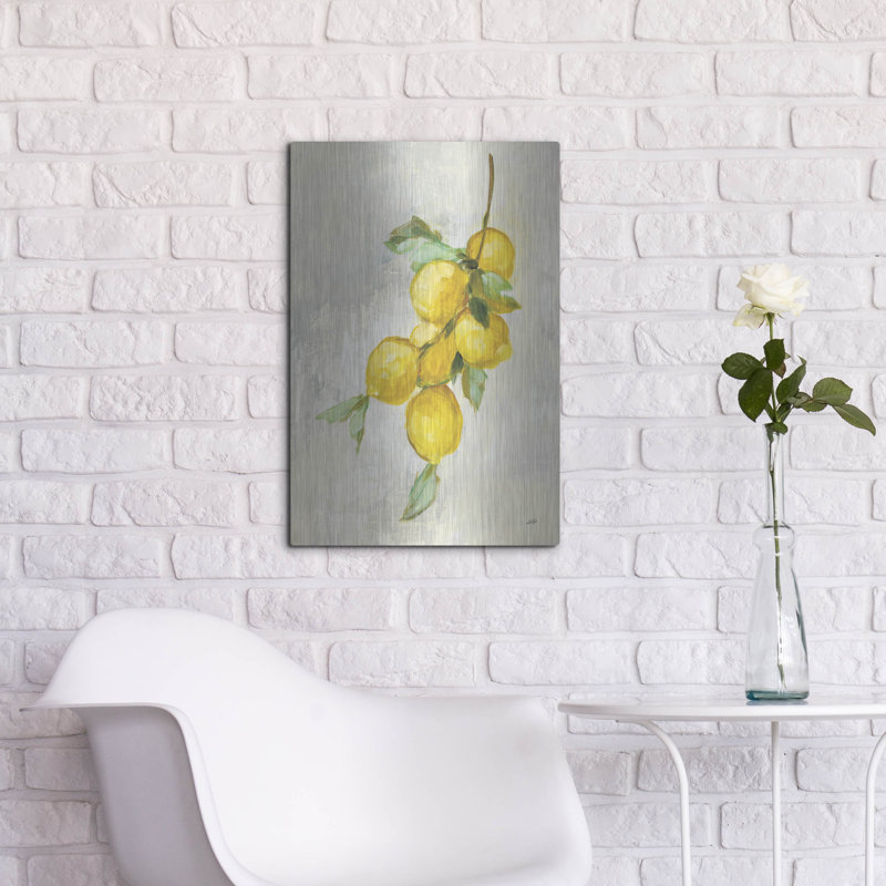 Art mural en métal Zest 2 pi par Julia Purinton, 16 po x 24 po, H 24 po x l 16 po