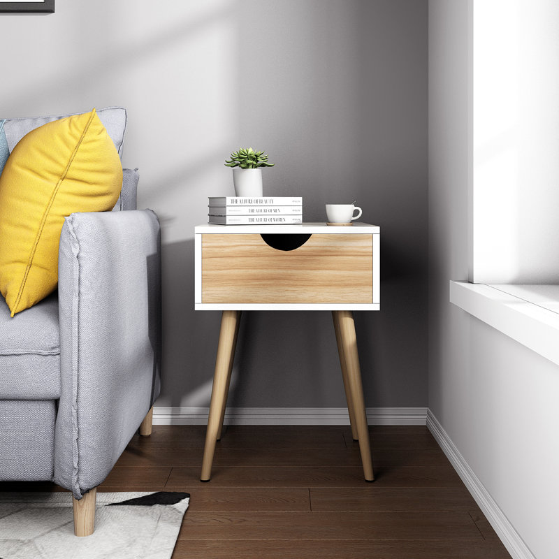Murdock 40cm W Manufactured Wood Bedside Table
