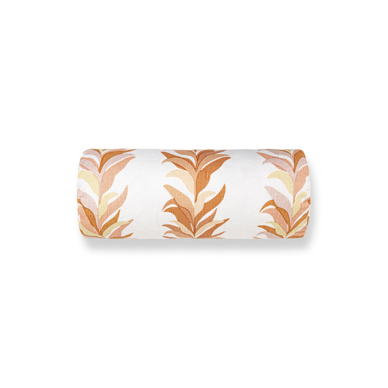 Coussin en coton réversible, Pêche