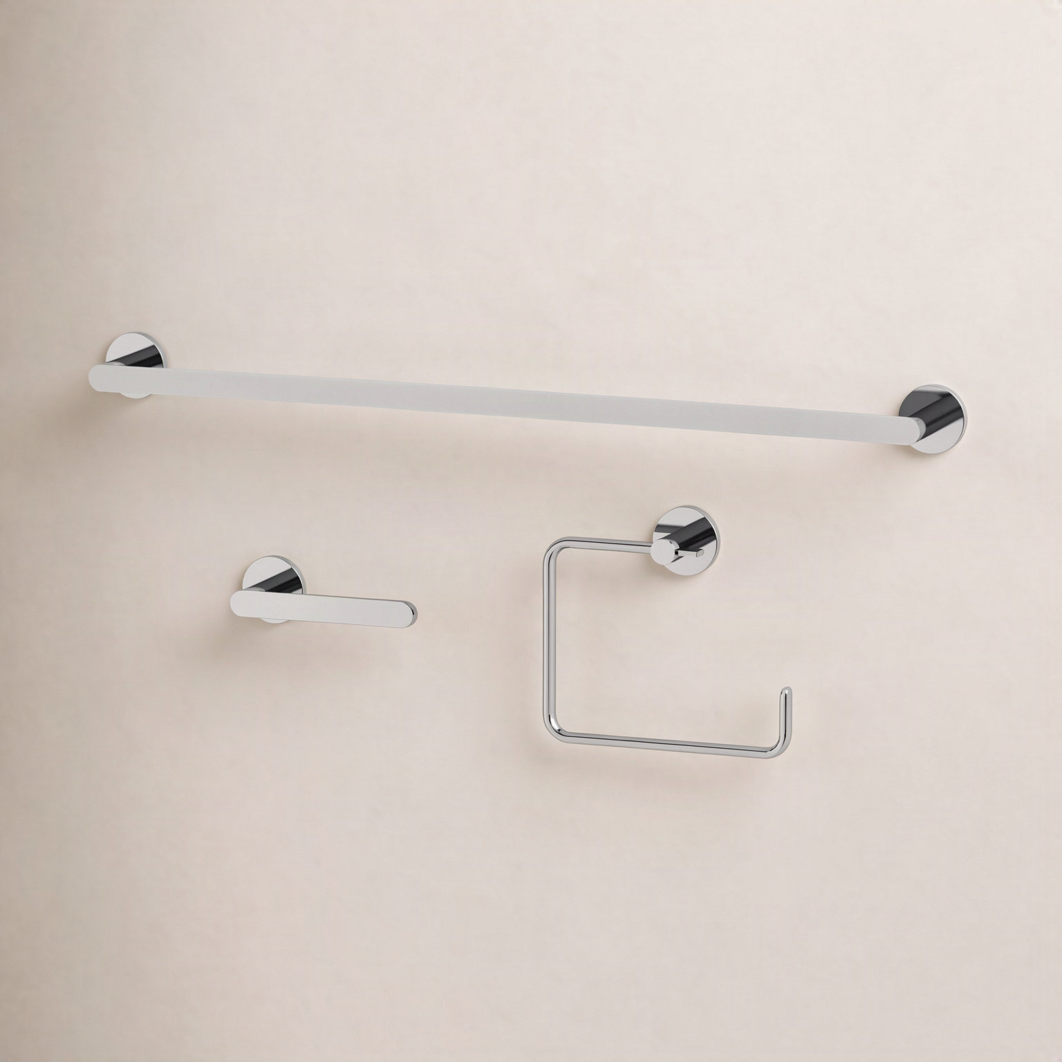 Arden 3-Piece Bathroom Hardware Set, Chrome