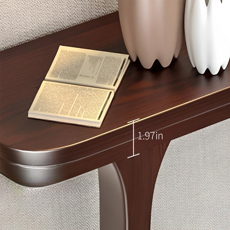 Minimalist Art Console Table, 33.46" H x 31.5" W x 9.06" D