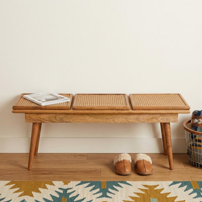 Larissa Triple Accent Oak-Ish Cane Fraleigh