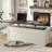 Jaquavion Coffee Table, Farmhouse Lift Top Coffee Table with Hidden Storage and Sliding Barn Door for Living Room-1919002605
