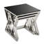 Ewert Glass Top Cross Legs Nesting Tables