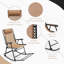 Chaise berçante d'extérieur en métal Myiesha-967939700