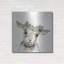 Art mural en métal luxueux «Baby Lamb With Crown» par Yvette St. Amant, 36 po x 36 po