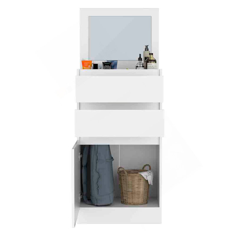 Commode Asturias, boîte à bijoux, finition blanche