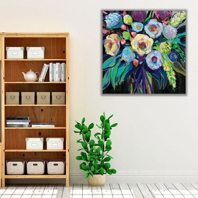 Nighttime - Canvas Print Wall Art, 12" H x 12" W