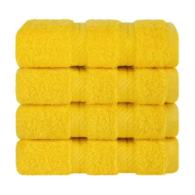 Darcelle 100% Cotton 4-Piece Turkish Washcloth Set