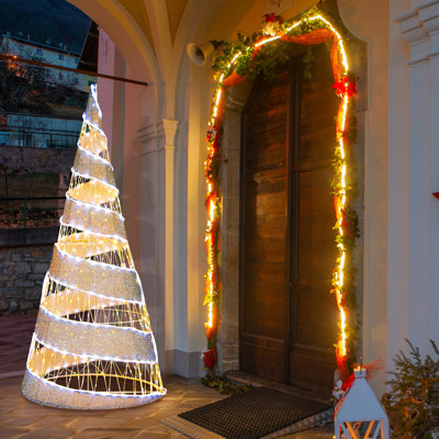 Arbre de Noël artificiel éclairé 5 pi