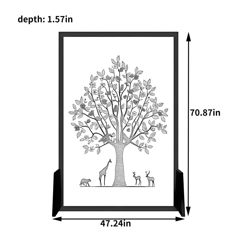 Keshay, 70.87" H x 47.24" W x 1.57" D