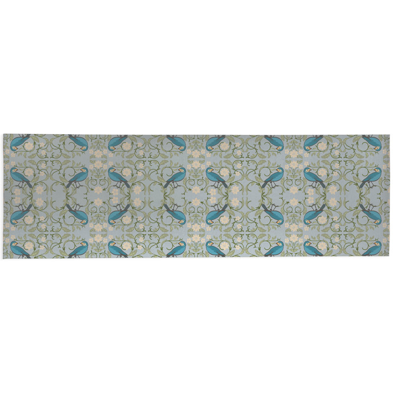 Tweetie Soft Step Outdoor Area Rug, Blue, Runner 8' x 2'6