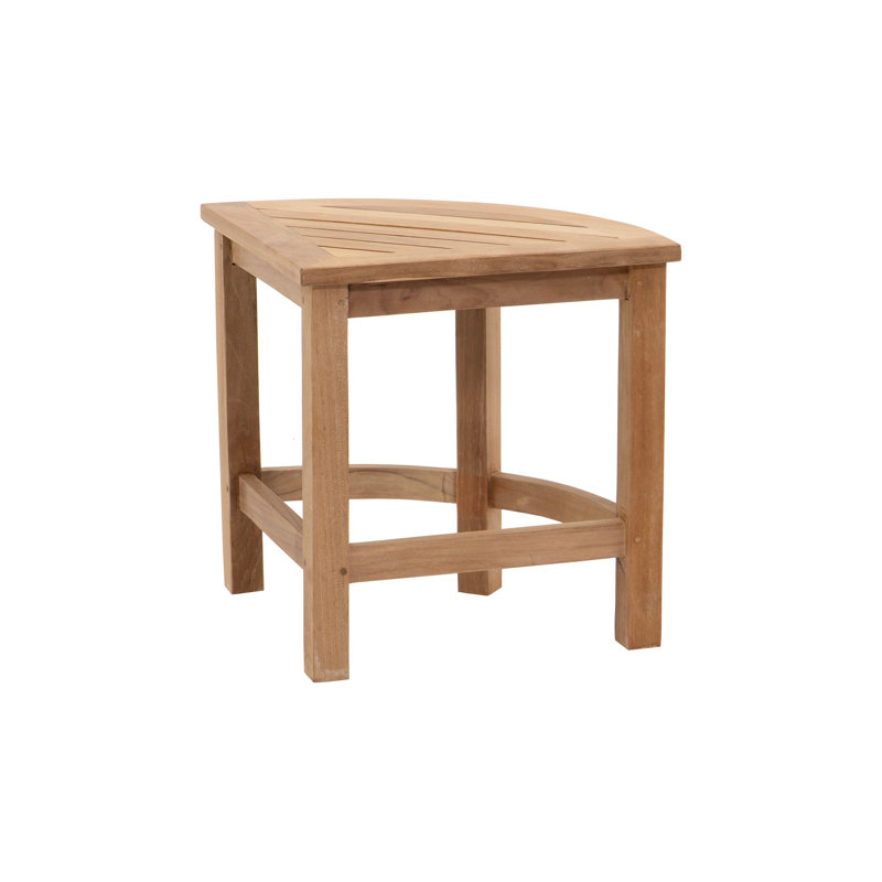 Banc de douche en teck de l 17 po Beytullah