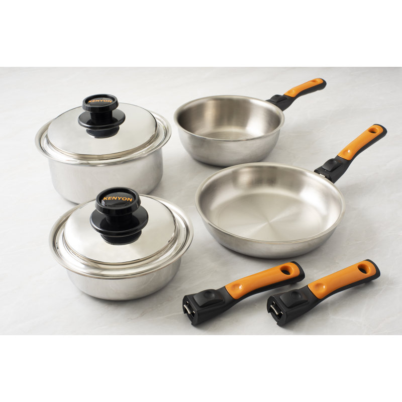 Stacken 6 - Piece Stainless Steel Cookware Set