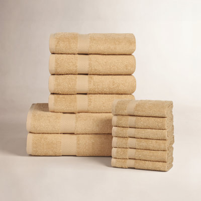 12-Piece Quick-Drying Cotton Towel Set