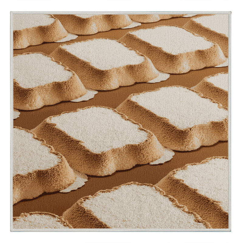 Tapis lavable Angel, Carré 4 pi